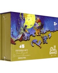 Пазл деревянный. Кощеева дружба, 45 деталей