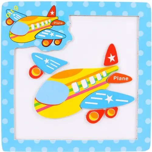 Магнитная пазл-рамка. Самолетик, 8 элементов