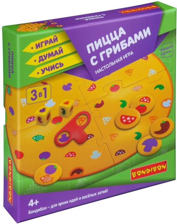Настольная игра. Пицца с грибами
