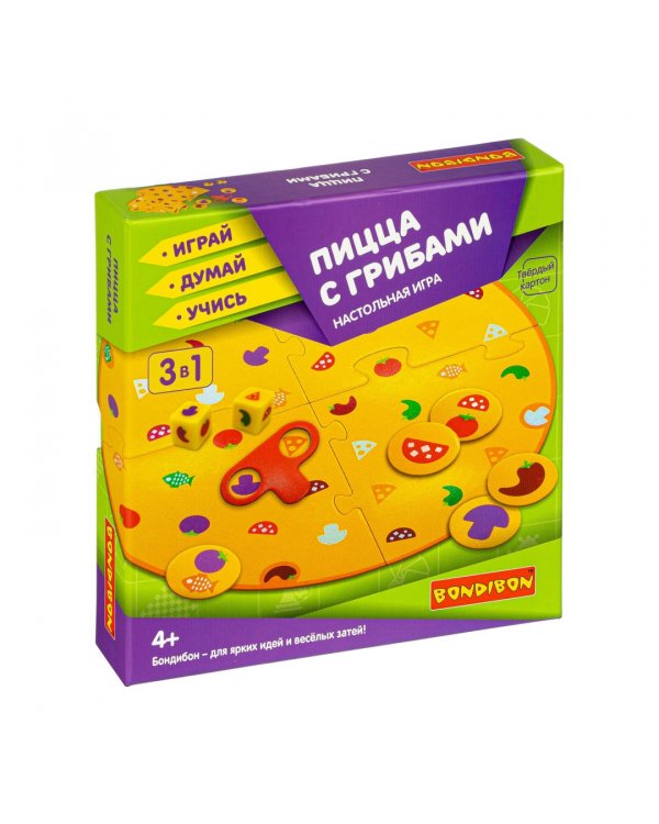 Настольная игра. Пицца с грибами