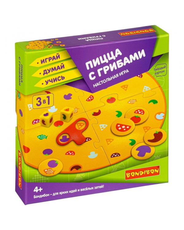 Настольная игра. Пицца с грибами