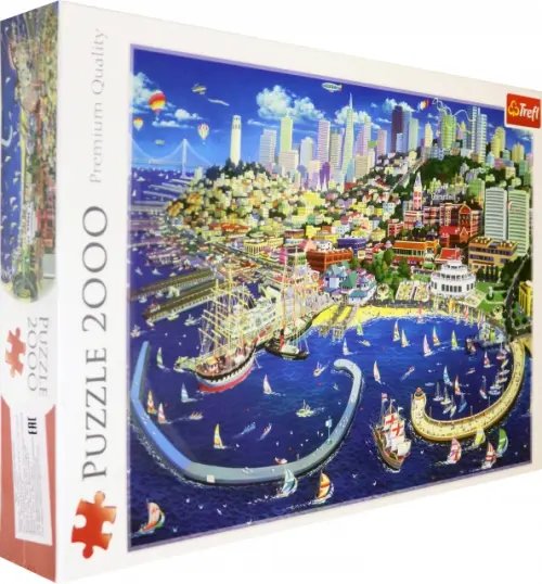 Пазл. Залив Сан-Франциско, 2000 элементов Пазл. Залив Сан-Франциско, 2000 элементов