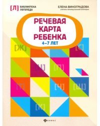 Речевая карта ребенка. 4-7 лет