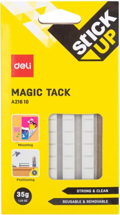 Клеевые подушечки Deli "Stick UP", цвет: белый, 35 грамм, арт. EA21610 Клеевые подушечки Deli "Stick UP", цвет: белый, 35 грамм, арт. EA21610