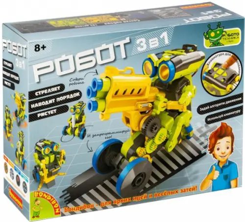 Конструктор 3 в 1. Робот, 183 детали Конструктор 3 в 1. Робот, 183 детали