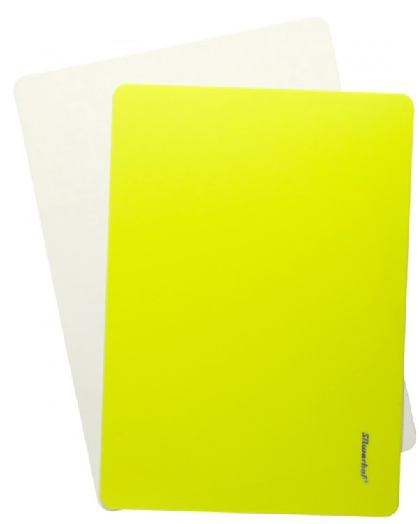 Доска для лепки Silwerhof "Neon", прямоугольная, цвет: желтый, А4, арт. 957007