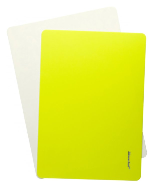 Доска для лепки Silwerhof "Neon", прямоугольная, цвет: желтый, А5, арт. 957006