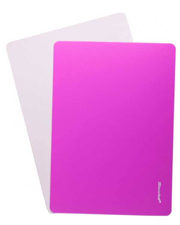 Доска для лепки Silwerhof "Neon", прямоугольная, цвет: розовый, А4, арт. 957013
