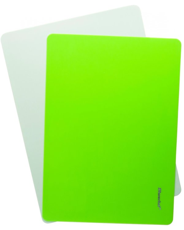 Доска для лепки Silwerhof "Neon", прямоугольная, цвет: зеленый, А4, арт. 957009