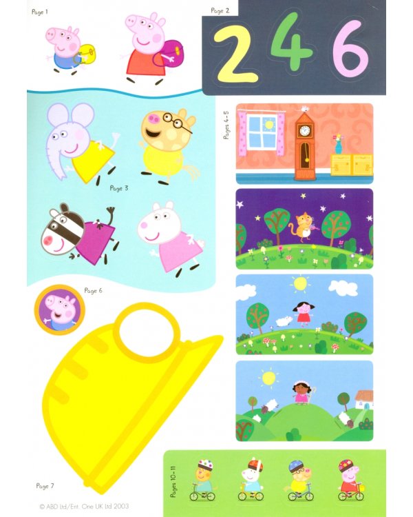 Peppa Pig. Peppa at Playgroup. Sticker Activity