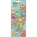 Наклейки объемные "Dinosaurs", 10x19 см