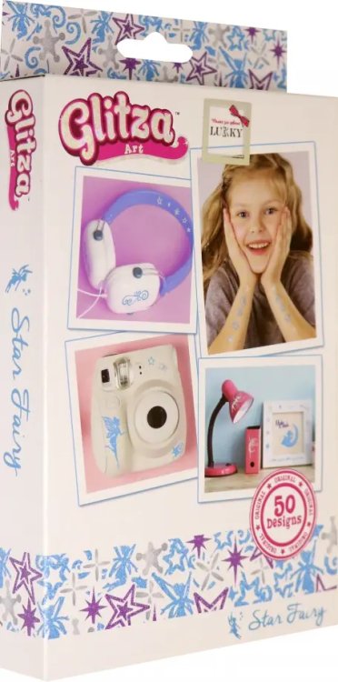 Набор для создания временных тату Lukky "Glitza Art. Звёздные феи", арт. Т18780