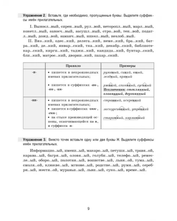 Русский язык на "отлично". 7 класс