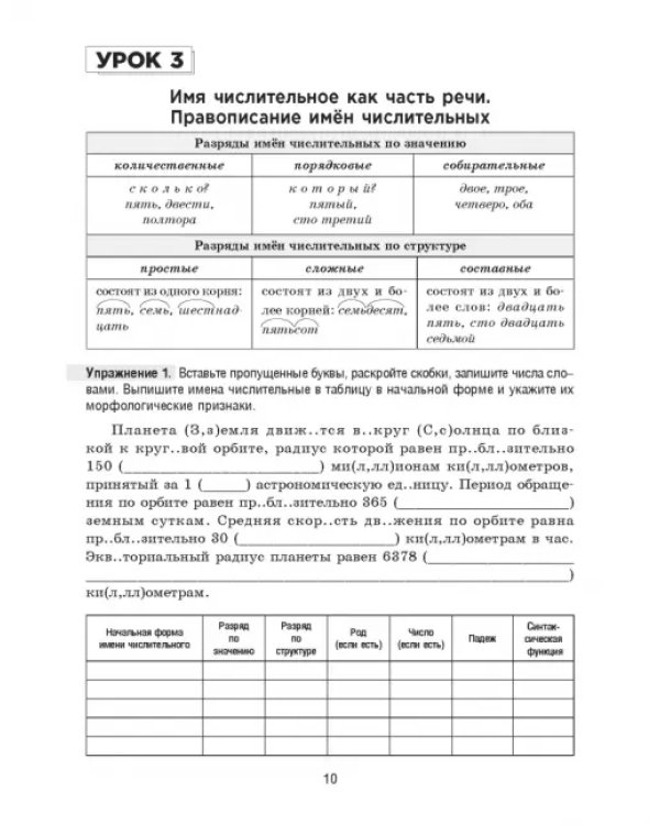 Русский язык на "отлично". 7 класс