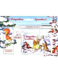Набор с иконой &quot;С Рождеством Христовым!&quot;, 215x150 мм