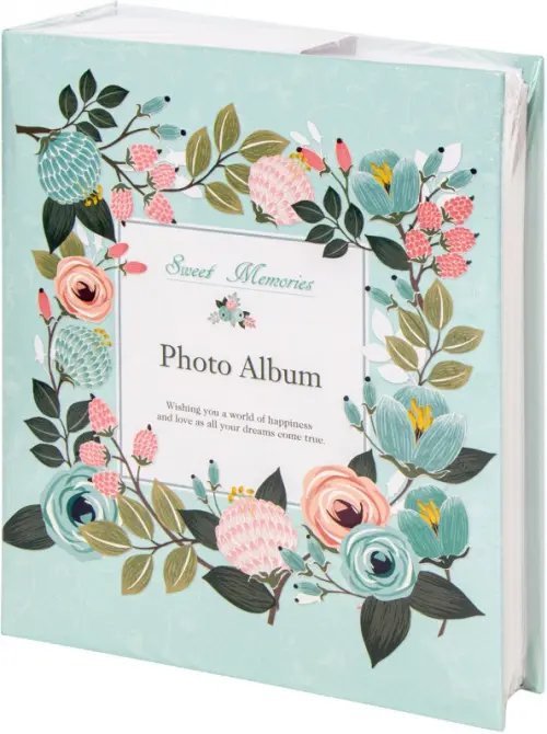 Фотоальбом "Цветочный узор", на 304 фото 10x15 см, твердая обложка Фотоальбом "Цветочный узор", на 304 фото 10x15 см, твердая обложка