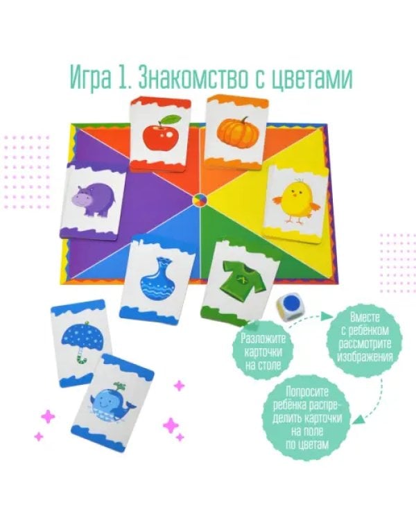 Игра настольная. Талантливое поколение. Разноцветные кляксы