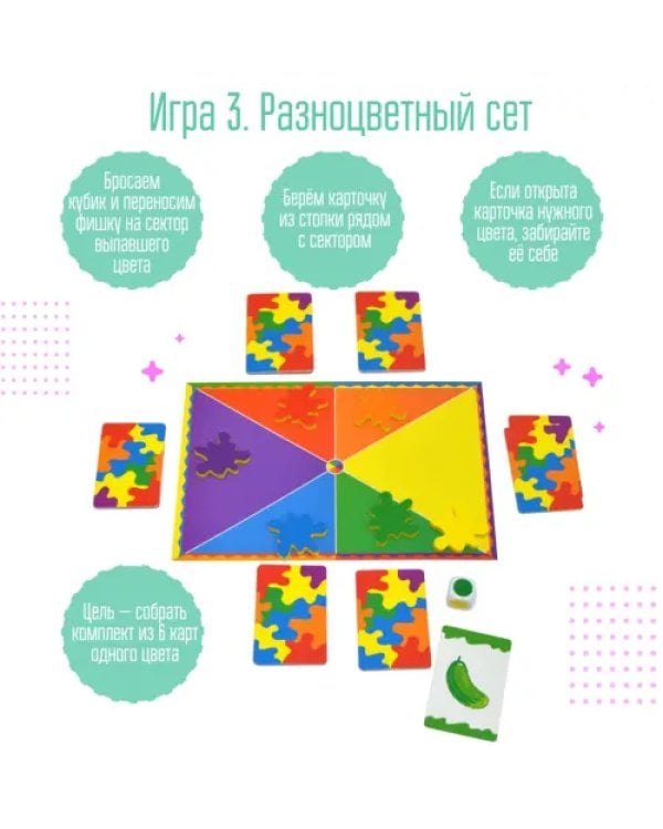 Игра настольная. Талантливое поколение. Разноцветные кляксы