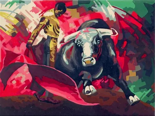 Набор для рисования по номерам. на холсте. Коррида, 30x40 см