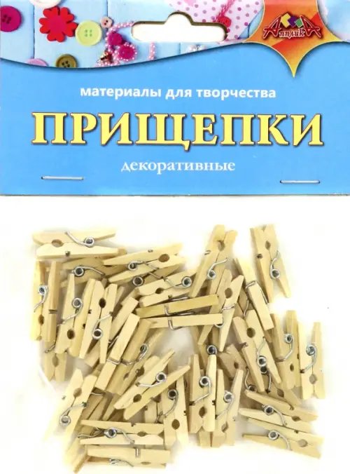 Материалы для творчества &quot;Прищепки декоративные. Классика&quot;