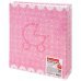 Фотоальбом "Baby shoes" на 200 фото, розовый (391148)
