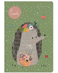 Тетрадь &quot;Ёжик с корзинкой&quot;, А5, 40 листов, клетка