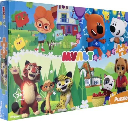 Пазл. Ми-ми-мишки и другие мультфильмы, 560 элементов Пазл. Ми-ми-мишки и другие мультфильмы, 560 элементов