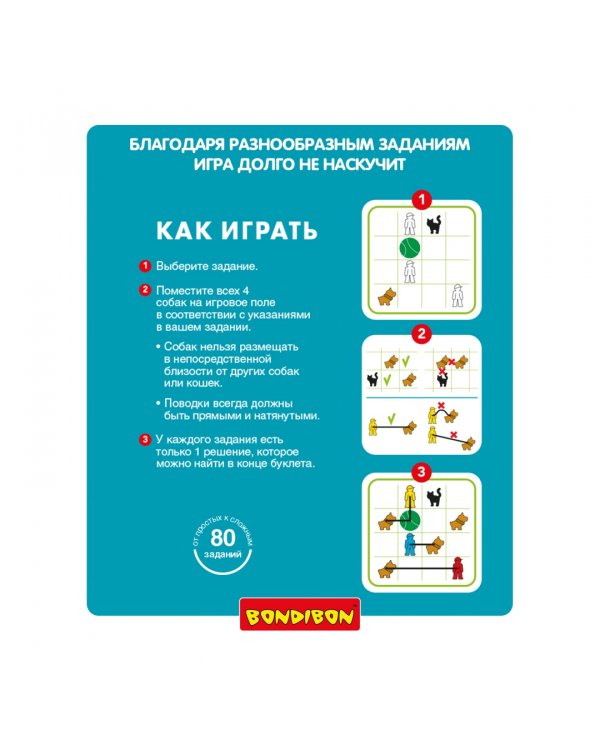 Логическая игра. Прогулка с собакой
