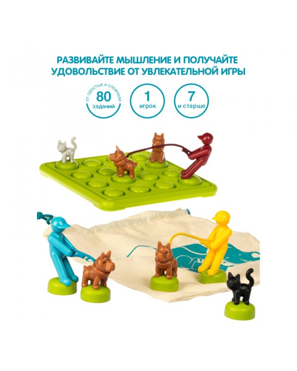 Логическая игра. Прогулка с собакой