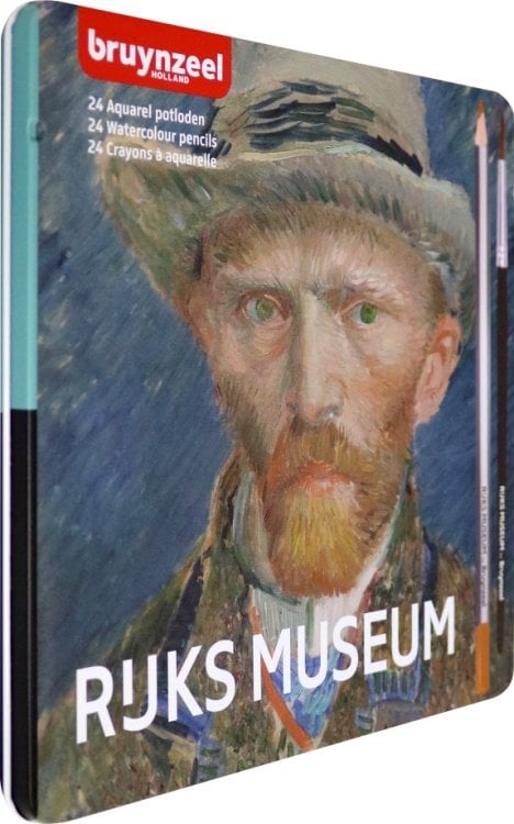 Набор акварельных карандашей "Bruynzeel Van Gogh. Автопортрет", 24 цвета