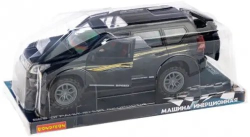 Инерционная машинка. Парк техники. Джип, черный Инерционная машинка. Парк техники. Джип, черный