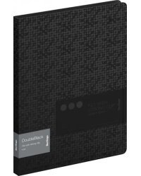 Папка c зажимом "DoubleBlack", A4, 17 мм, 600 мкм