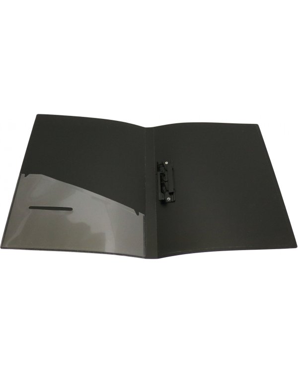 Папка c зажимом "DoubleBlack", A4, 17 мм, 600 мкм