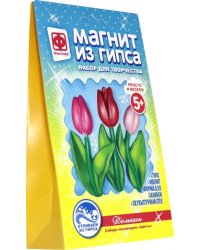 Магнит из гипса. Цветы. Тюльпаны
