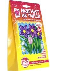 Магнит из гипса. Цветы. Чудесный букет