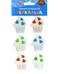 Самоклеящиеся зеркальца &quot;Капкейки&quot;