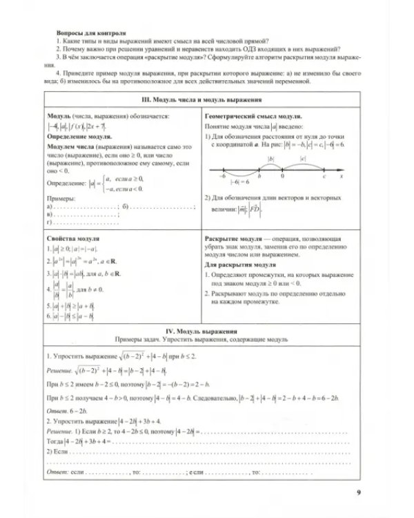 Математика. 10-11 классы. Теоретические конспекты. Книга для ученика