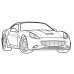 Раскраска. Современные автомобили