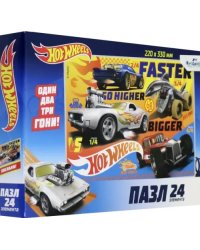 Пазл. Hot Wheels. Быстрее, 24 элемента