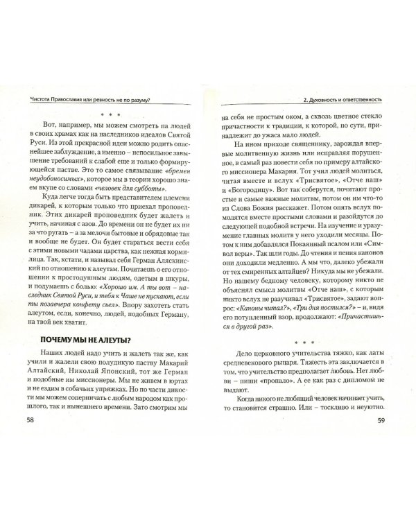 Чистота Православия или ревность не по разуму?