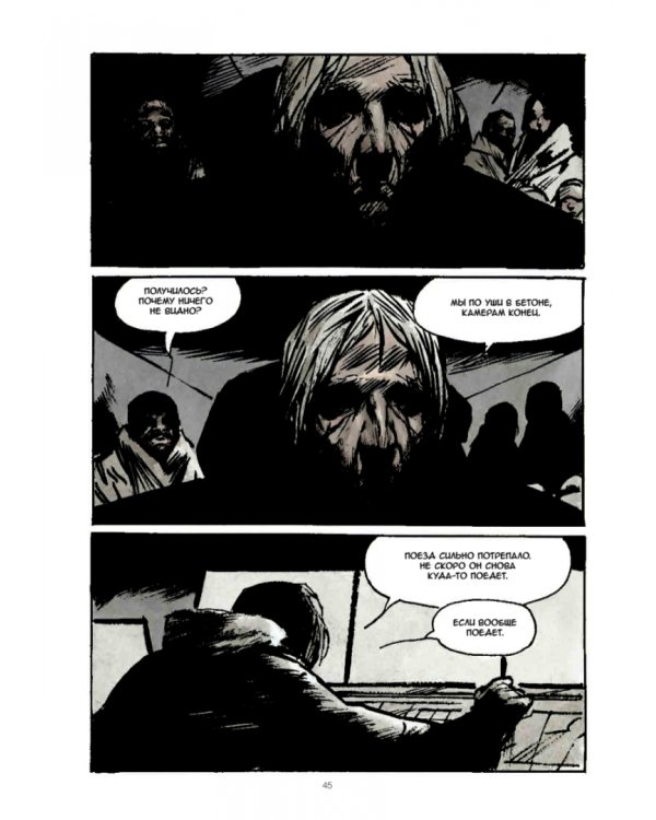 Сквозь снег. Конечная станция. Графический роман