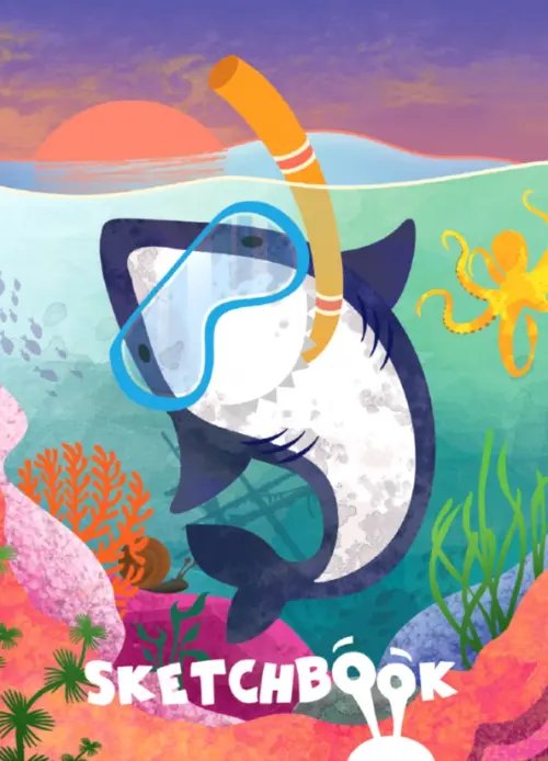 Скетчбук. Акула Скетчбук. Акула