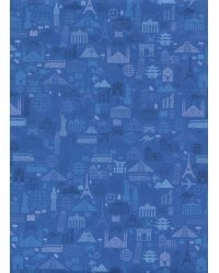 Бумага упаковочная &quot;Путешествие&quot;, 70x100 см, 1 лист