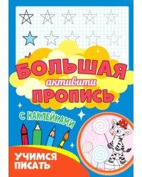 Учимся писать (с наклейками)