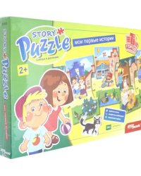 Развивающий пазл. Story puzzle. Город