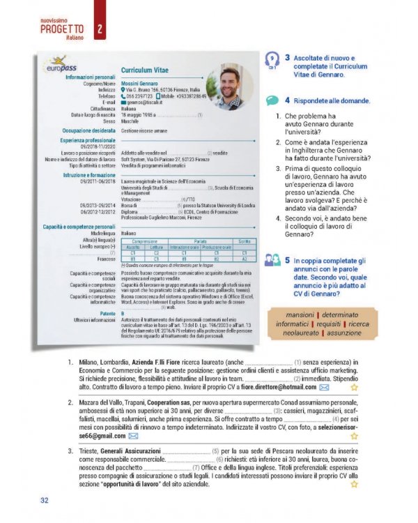 Nuovissimo Progetto italiano 2. Libro dello studente (+ DVD)