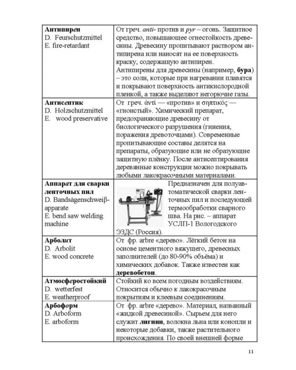 Лесотехнический толковый словарь
