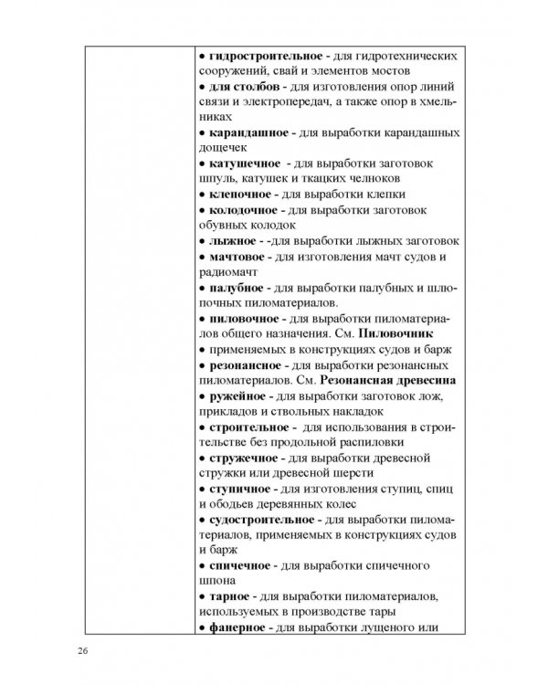 Лесотехнический толковый словарь