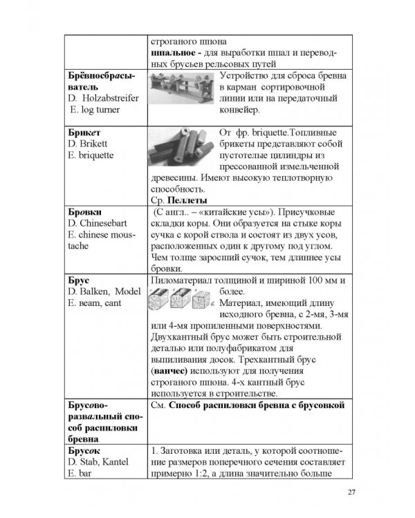 Лесотехнический толковый словарь