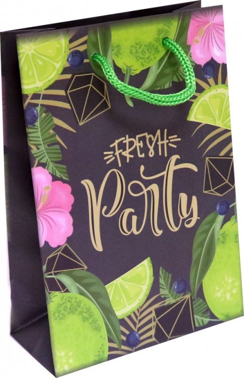 Пакет подарочный "Летняя свежесть", 14х20х6,5 см Пакет подарочный "Летняя свежесть", 14х20х6,5 см
